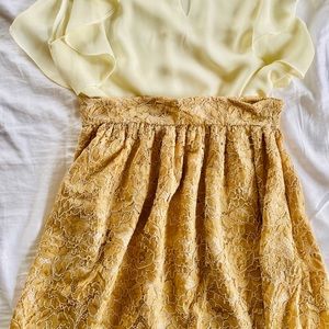 Vintage Handmade Midi Skirt